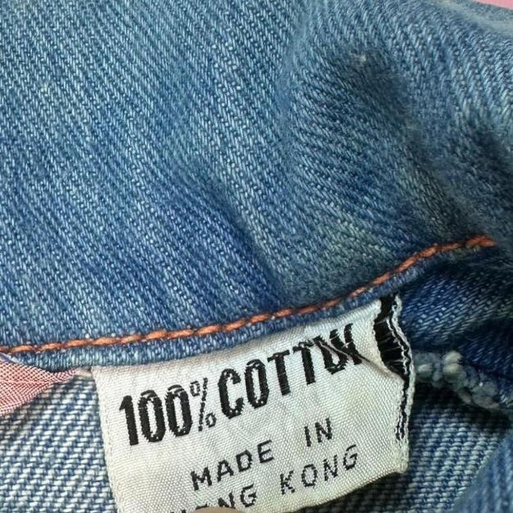 Vintage 70s Faded Glory Embroidered Denim Jacket - image 8